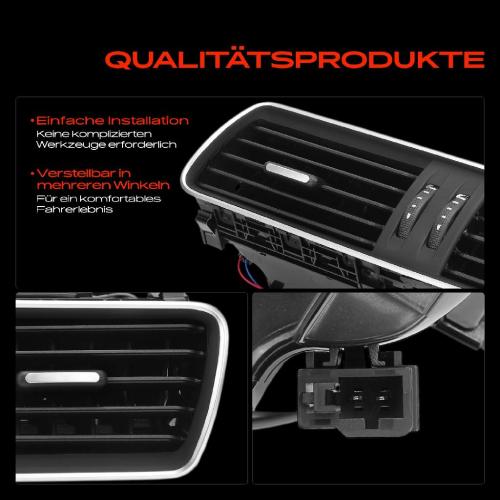 1x Luftdüse Armaturenbrett Vorne Mitte für VW Passat Alltrack CC Kasten/Kombi Variant Bild 1x Luftdüse Armaturenbrett Vorne Mitte für VW Passat Alltrack CC Kasten/Kombi Variant