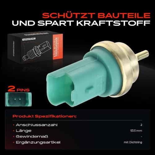 Frankberg 1x Kühlmitteltemperatur Sensor für Citroën C2 DS MINI Peugeot 1007 206 207 208 508 Bild Frankberg 1x Kühlmitteltemperatur Sensor für Citroën C2 DS MINI Peugeot 1007 206 207 208 508
