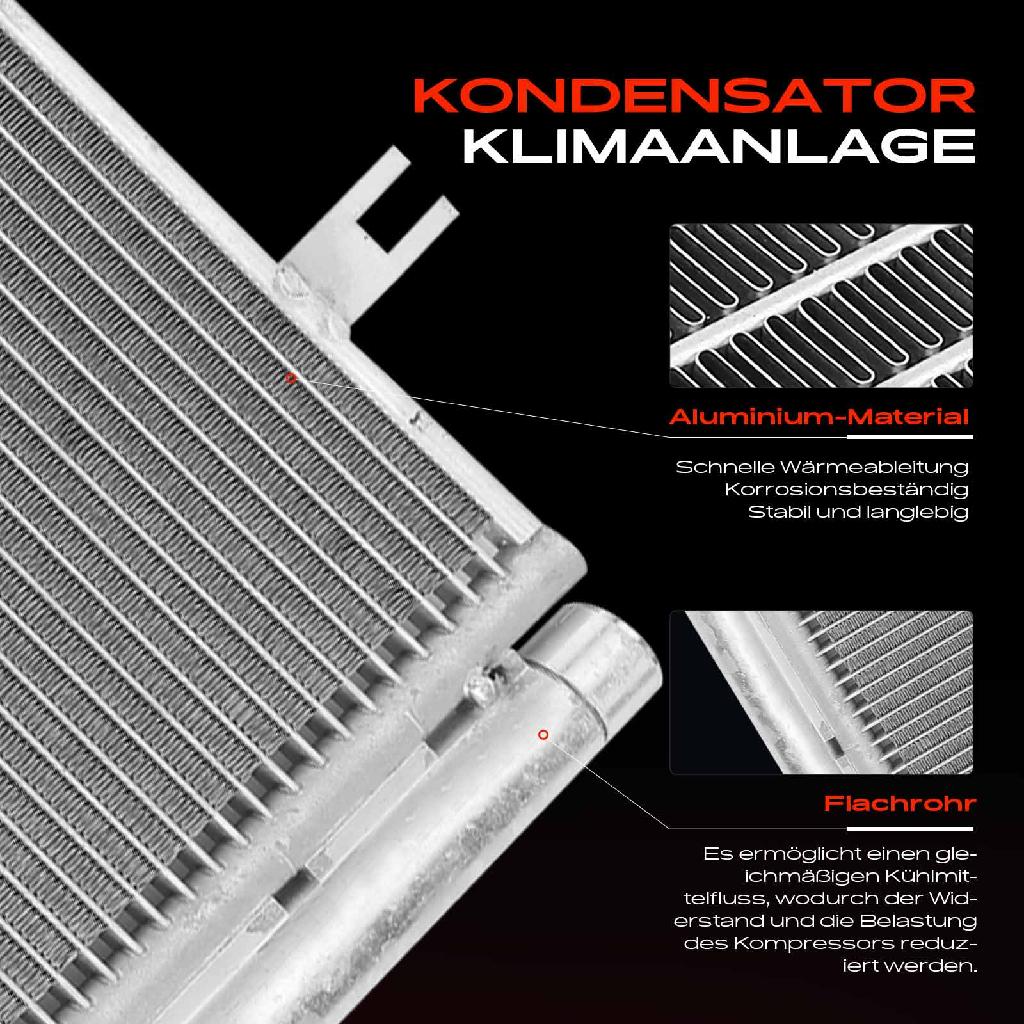 1x Kondensator Klimaanlage für Daihatsu Sirion Subaru Justy IV 1.0L-1.5L