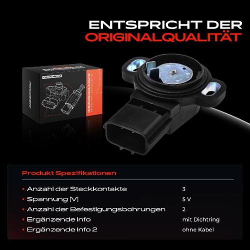 1x Sensor Drosselklappenstellung für Mazda 323 F VI P V BA BJ 626 IV GE Bild 1x Sensor Drosselklappenstellung für Mazda 323 F VI P V BA BJ 626 IV GE