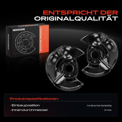 2x Ankerblech Bremsscheibe Vorderachse Beidseitig für Mercedes-Benz 124 Stufenheck Coupe C124 S124 R107 W124 Bild 2x Ankerblech Bremsscheibe Vorderachse Beidseitig für Mercedes-Benz 124 Stufenheck Coupe C124 S124 R107 W124
