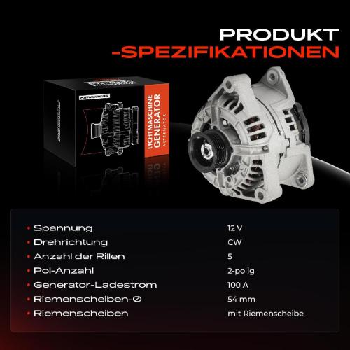 Frankberg 1x Lichtmaschine Generator für Opel Astra H Corsa C D Meriva Tigra Twintop Bild Frankberg 1x Lichtmaschine Generator für Opel Astra H Corsa C D Meriva Tigra Twintop