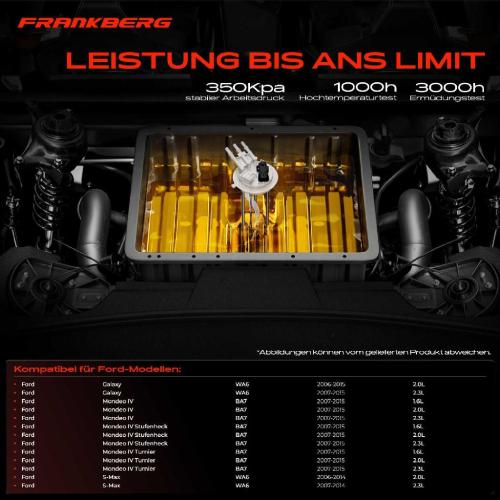 1x Kraftstoffpumpe für Ford Galaxy Mondeo IV Stufenheck Turnier S-Max 2.0L 2.3L 1.6L 2006-2015 Bild 1x Kraftstoffpumpe für Ford Galaxy Mondeo IV Stufenheck Turnier S-Max 2.0L 2.3L 1.6L 2006-2015