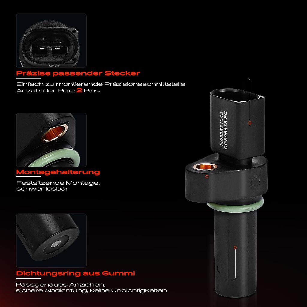 1x Kurbelwellensensor Impulsgeber für VW Transporter IV Bus Kasten Pritsche 70A 70H