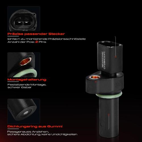 1x Kurbelwellensensor Impulsgeber für VW Transporter IV Bus Kasten Pritsche 70A 70H Bild 1x Kurbelwellensensor Impulsgeber für VW Transporter IV Bus Kasten Pritsche 70A 70H