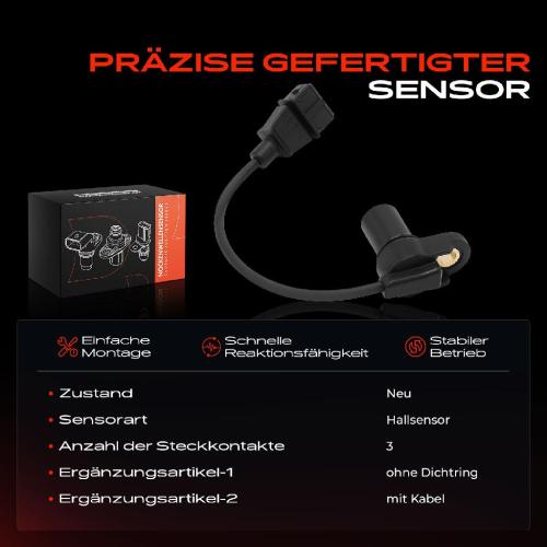 1x Nockenwellenposition Sensor für Hyundai Coupe Lantra I Lantra II 1990-2002 Bild 1x Nockenwellenposition Sensor für Hyundai Coupe Lantra I Lantra II 1990-2002