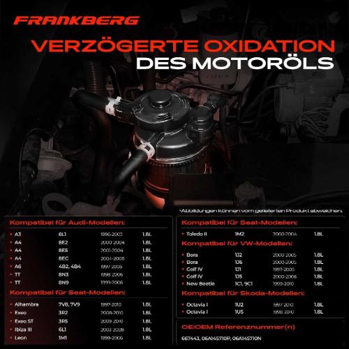 1x Ventil Kurbelgehauseentluftung für VW Polo 9A 9N Audi A3 A4 8L 8E Bild 1x Ventil Kurbelgehauseentluftung für VW Polo 9A 9N Audi A3 A4 8L 8E