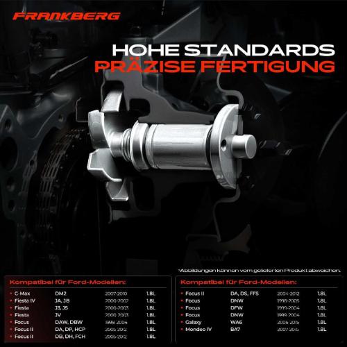 Frankberg 1x Wasserpumpe Kühlwasserpumpe für Ford Focus Fiesta Mondeo Transit Tourneo C-Max Galaxy 1.8L Bild Frankberg 1x Wasserpumpe Kühlwasserpumpe für Ford Focus Fiesta Mondeo Transit Tourneo C-Max Galaxy 1.8L