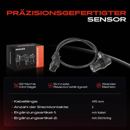 1x Kurbelwellensensor Impulsgeber für Nissan Cabstar E TLO 3.0L Terrano II R20 2.7L Bild 1x Kurbelwellensensor Impulsgeber für Nissan Cabstar E TLO 3.0L Terrano II R20 2.7L