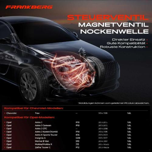 1x Steuerventil Nockenwellenverstellung für Opel Astra J Insignia A Meriva B Zafira Tourer C Chevrolet Bild 1x Steuerventil Nockenwellenverstellung für Opel Astra J Insignia A Meriva B Zafira Tourer C Chevrolet
