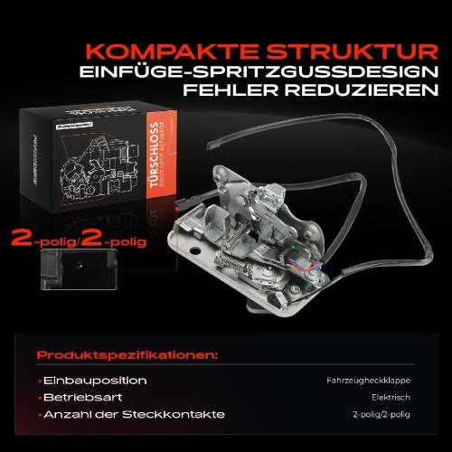 1x Türschloss Fahrzeugheckklappe für Mercedes-Benz W463 G65 G63 Bild 1x Türschloss Fahrzeugheckklappe für Mercedes-Benz W463 G65 G63