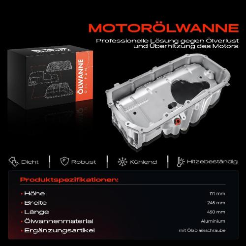 1x Ölwanne Motorölwanne für Fiat Doblo 119 223 Idea 350 Punto 188 188AX 1999-2012 I4 1.9L Bild 1x Ölwanne Motorölwanne für Fiat Doblo 119 223 Idea 350 Punto 188 188AX 1999-2012 I4 1.9L