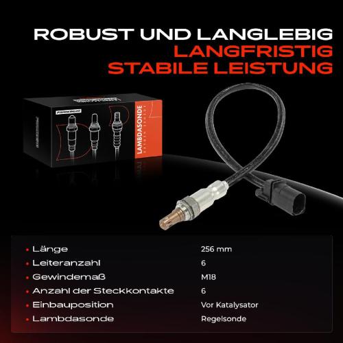 Frankberg 1x Lambdasonde Regelsonde Vor Katalysator für Fiat Ducato Bus Kasten Pritsche/Fahrgestell 250 2.3L Bj ab 2006 Bild Frankberg 1x Lambdasonde Regelsonde Vor Katalysator für Fiat Ducato Bus Kasten Pritsche/Fahrgestell 250 2.3L Bj ab 2006