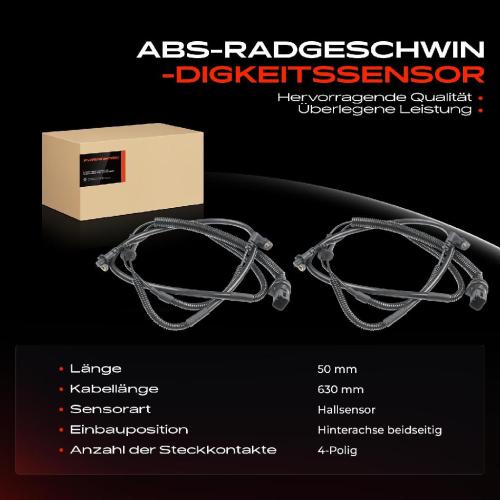 2x ABS Sensor Hinten für Ford KA RB KA Van 1.3L 1.6L 2002-2008 Bild 2x ABS Sensor Hinten für Ford KA RB KA Van 1.3L 1.6L 2002-2008