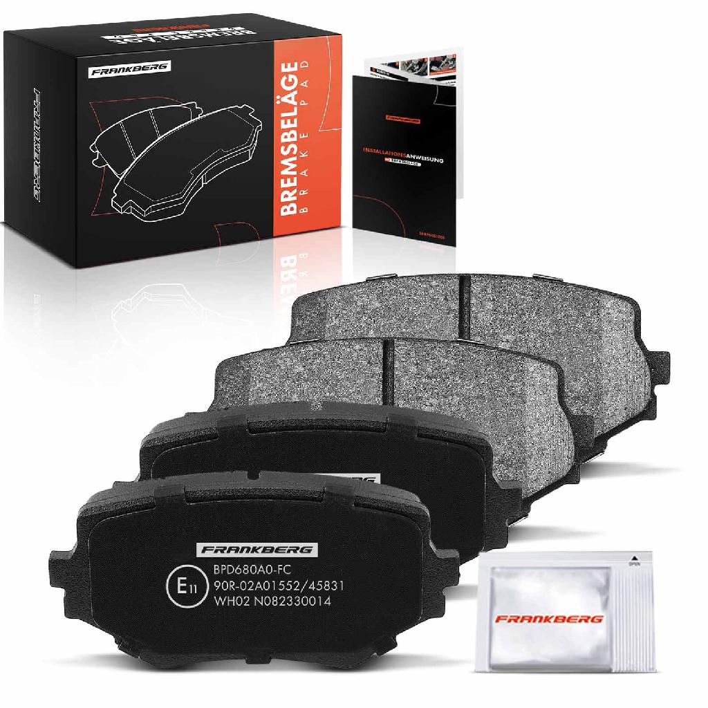 4x Bremsbeläge Vorderachse für Suzuki Grand Vitara I Cabrio 1.6L 2.0L 2.5L 2.7L 1988-2005