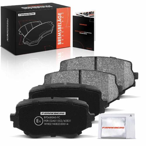 4x Bremsbeläge Vorderachse für Suzuki Grand Vitara I Cabrio 1.6L 2.0L 2.5L 2.7L 1988-2005 Bild 4x Bremsbeläge Vorderachse für Suzuki Grand Vitara I Cabrio 1.6L 2.0L 2.5L 2.7L 1988-2005