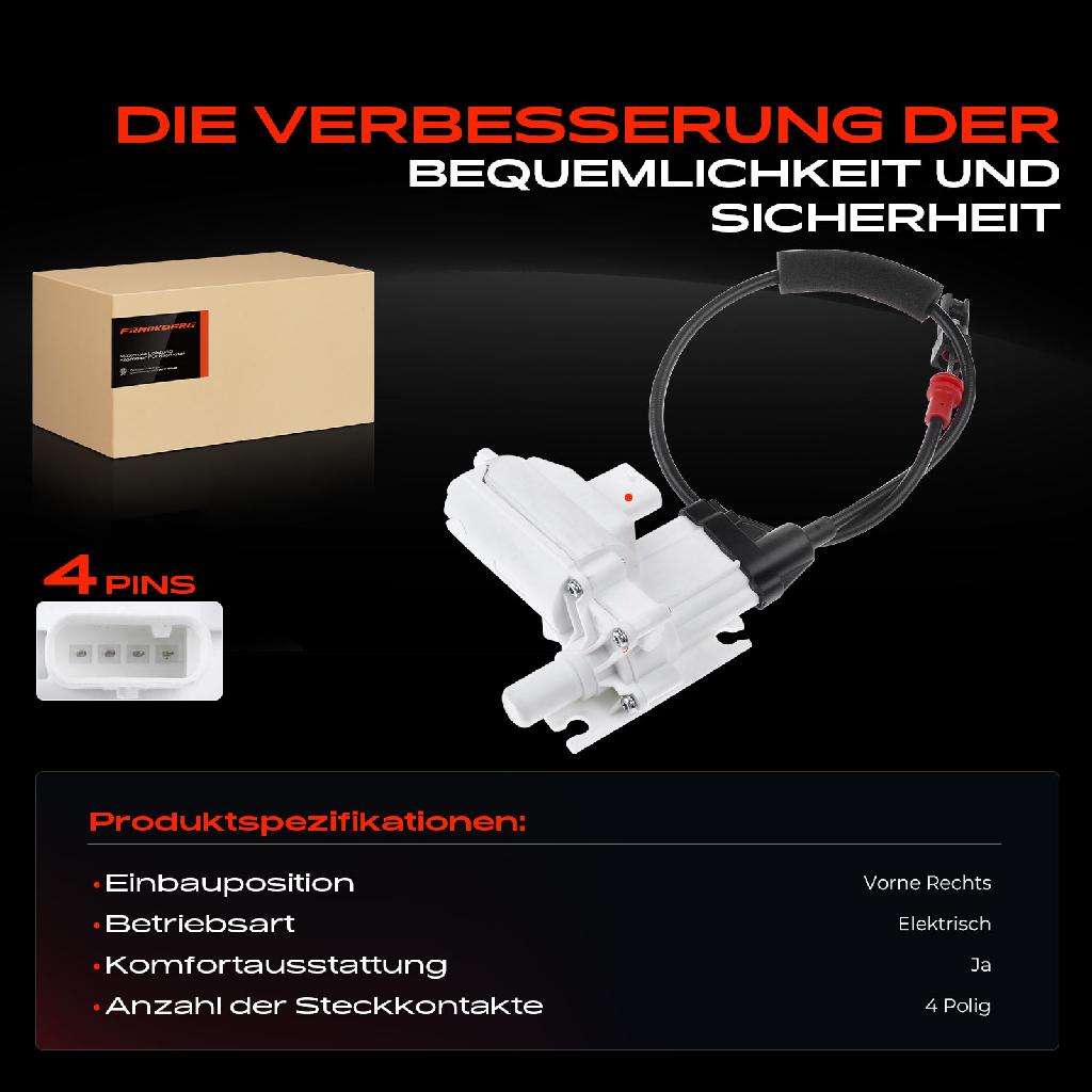 1x Türschloss Vorne Rechts für Mercedes-Benz S-Klasse V222 W222 X222 2.1L 2.9L 3.0L 3.5L 4.0L 2013-2022