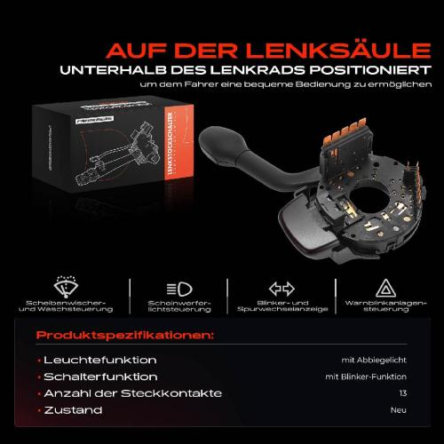 1x Kombischalter Lenkstockschalter für VW Golf 3 4 Passat Corrado Vento 1H 1E Bild 1x Kombischalter Lenkstockschalter für VW Golf 3 4 Passat Corrado Vento 1H 1E
