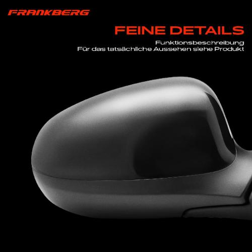 Frankberg 1x Außenspiegel Rechts für Ford KA RU8 1.2L 2008-2016 Bild Frankberg 1x Außenspiegel Rechts für Ford KA RU8 1.2L 2008-2016