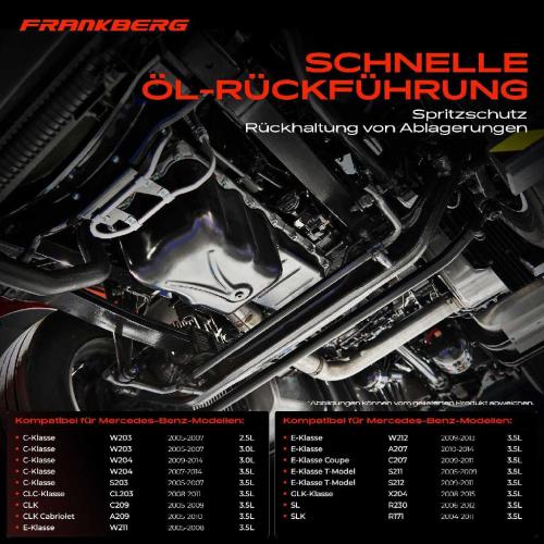 Frankberg 1x Ölwanne Motorölwanne für Mercedes-Benz W211 A207 C207 S211 W212 S212 W203 W204 S203 C209 X204 Bild Frankberg 1x Ölwanne Motorölwanne für Mercedes-Benz W211 A207 C207 S211 W212 S212 W203 W204 S203 C209 X204
