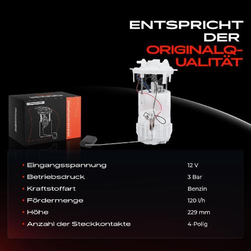 Frankberg 1x Kraftstoffpumpe für Renault Kangoo Be Bop KW0/1 Kangoo Express FW0/1 Kangoo/Grand Kangoo KW0/1 Bild Frankberg 1x Kraftstoffpumpe für Renault Kangoo Be Bop KW0/1 Kangoo Express FW0/1 Kangoo/Grand Kangoo KW0/1