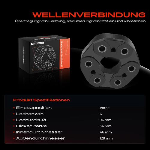1x Gelenkscheibe Hardyscheibe Kardanwelle Vorne für BMW 3er E36 M3 5er E34 M5 Z3 E36 M Z4 E85 E86 Bild 1x Gelenkscheibe Hardyscheibe Kardanwelle Vorne für BMW 3er E36 M3 5er E34 M5 Z3 E36 M Z4 E85 E86
