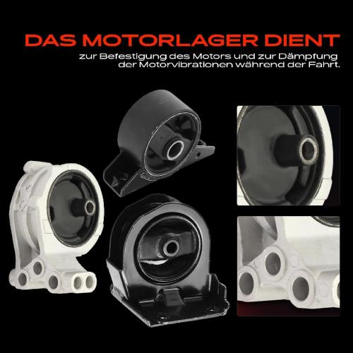 3x Motorlager Rechts für Mitsubishi Eclipse II D3A 2000 GS/GT 16V Bild 3x Motorlager Rechts für Mitsubishi Eclipse II D3A 2000 GS/GT 16V