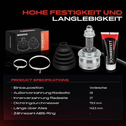 1x Antriebswelle Gelenksatz Vorderachse für Opel Agila H08 Suzuki Swift EZ FZ Bild 1x Antriebswelle Gelenksatz Vorderachse für Opel Agila H08 Suzuki Swift EZ FZ