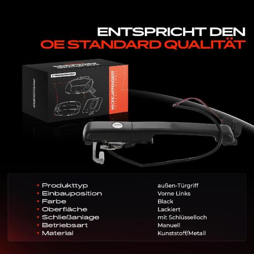1x Türgriff Vorne Links außen für VW Passat 35I 3A2 Passat Variant 35I 3A5 1.6L 1.8L 1.9L 2.0L 2.8L 1988-1997 Bild 1x Türgriff Vorne Links außen für VW Passat 35I 3A2 Passat Variant 35I 3A5 1.6L 1.8L 1.9L 2.0L 2.8L 1988-1997
