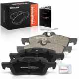 Frankberg 4x Bremsbeläge Hinterachse für Daihatsu Charade VIII Toyota Yaris Kasten/Schrägheck 2005-2025