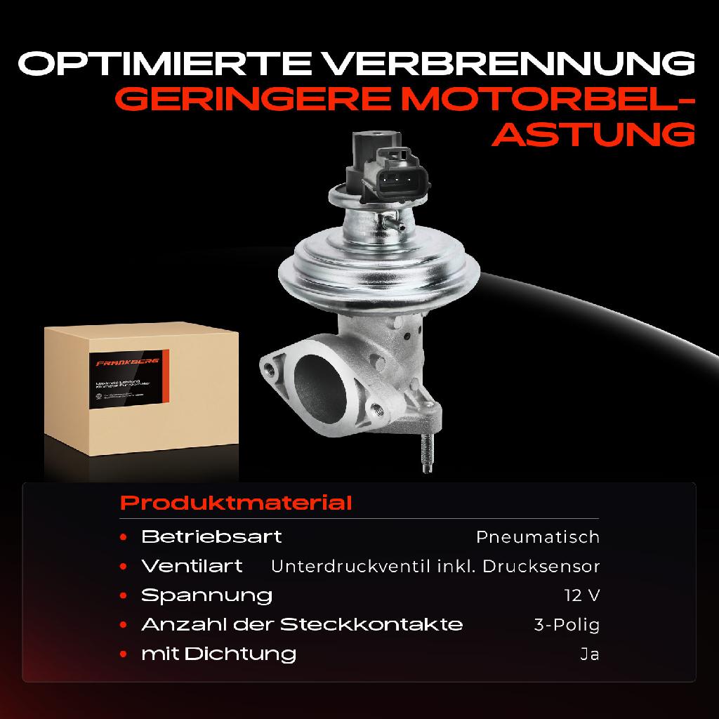 1x AGR-Ventil Abgasrückführungsventil für Ford Mondeo III III Stufenheck III Turnier Transit Bus Kasten