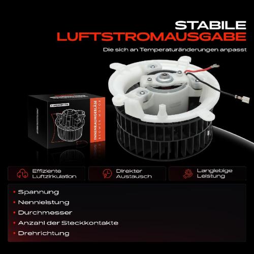 Frankberg 1x Gebläsemotor Innenraumgebläse für Mercedes-Benz E-Klasse W210 S210 1995-2002 Bild Frankberg 1x Gebläsemotor Innenraumgebläse für Mercedes-Benz E-Klasse W210 S210 1995-2002