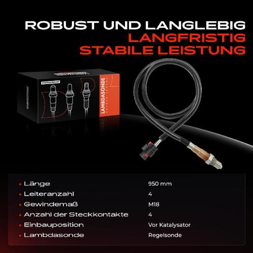 1x Lambdasonde Regelsonde Vor Katalysator für Ford Kuga II DM2 1.5L 2016-2019 Bild 1x Lambdasonde Regelsonde Vor Katalysator für Ford Kuga II DM2 1.5L 2016-2019