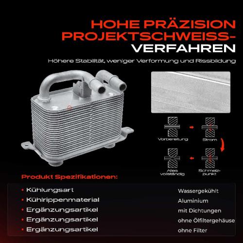 1x Ölkühler Motoröl für BMW 5ER E60 E61 6ER E63 E64 E65 E66 E67 Bild 1x Ölkühler Motoröl für BMW 5ER E60 E61 6ER E63 E64 E65 E66 E67