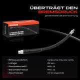 1x Bremsschlauch Bremsschläuche Vorderachse Links oder Rechts für Peugeot 206 CC 206 SW 2D 2A 206 2L