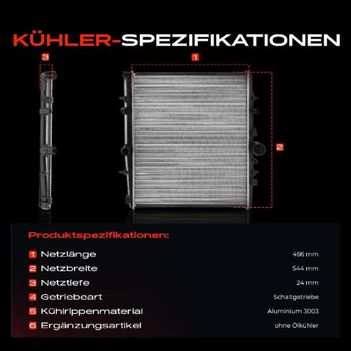 Frankberg 1x Kühler Wasserkühler Motorkühler für Citroën Fiat Lancia Peugeot Bild Frankberg 1x Kühler Wasserkühler Motorkühler für Citroën Fiat Lancia Peugeot