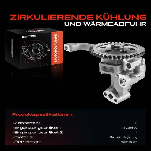 Frankberg 1x Ölpumpe für VW Multivan V Touareg Transporter V 2.5L 2003-2010 Bild Frankberg 1x Ölpumpe für VW Multivan V Touareg Transporter V 2.5L 2003-2010