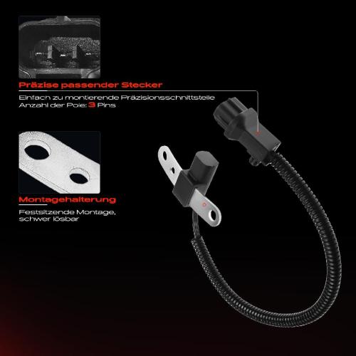 1x Kurbelwellensensor Impulsgeber für Jeep Cherokee XJ 4.0L 1999-2001 Bild 1x Kurbelwellensensor Impulsgeber für Jeep Cherokee XJ 4.0L 1999-2001