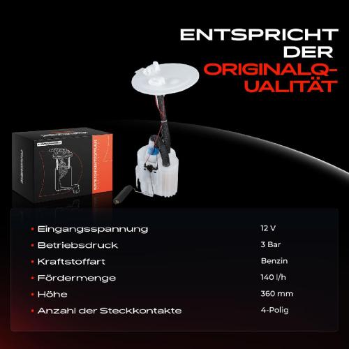 Frankberg 1x Kraftstoffpumpe für Opel Zafira/Zafira Family B A05 2.2L 2005-2010 Bild Frankberg 1x Kraftstoffpumpe für Opel Zafira/Zafira Family B A05 2.2L 2005-2010