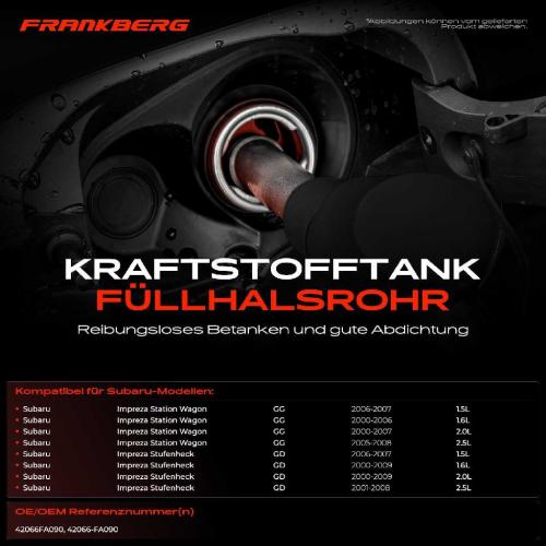 1x Kraftstoffeinfüllrohr Einfüllstutzen für Subaru Impreza GD GG 2000-2009 Bild 1x Kraftstoffeinfüllrohr Einfüllstutzen für Subaru Impreza GD GG 2000-2009