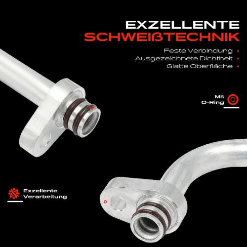 1x Hochdruckleitung Klimaanlage für Citroën C2 JM JG C3 FC FN HB 1.4L Bild 1x Hochdruckleitung Klimaanlage für Citroën C2 JM JG C3 FC FN HB 1.4L