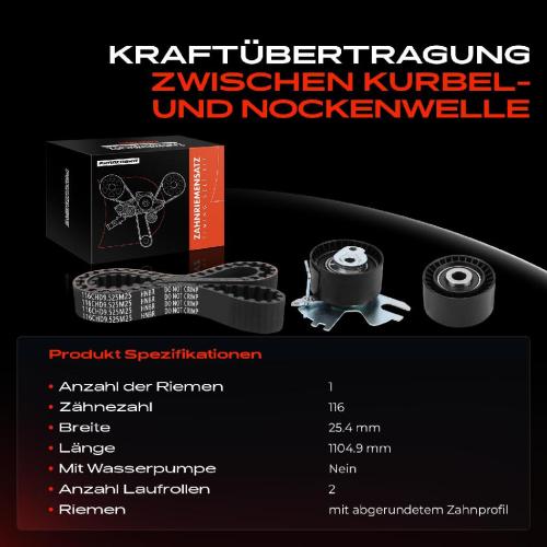 1x Zahnriemensatz Zahnriemen für Citroën C4 C5 C8 Jumpy Fiat Scudo Ford Focus Bild 1x Zahnriemensatz Zahnriemen für Citroën C4 C5 C8 Jumpy Fiat Scudo Ford Focus