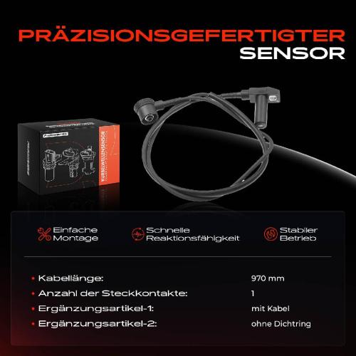 1x Kurbelwellensensor Impulsgeber für Mercedes-Benz E-Klasse A124 C124 S124 SL R129 190 W201 Bild 1x Kurbelwellensensor Impulsgeber für Mercedes-Benz E-Klasse A124 C124 S124 SL R129 190 W201