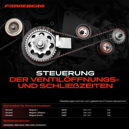 1x Zahnriemensatz Zahnriemen Wasserpumpe für Renault Megane I Klasseic Scenic BA0/1 Bild 1x Zahnriemensatz Zahnriemen Wasserpumpe für Renault Megane I Klasseic Scenic BA0/1