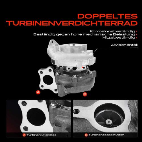 1x Abgasturbolader für Nissan NP300 Navara D40 Pathfinder III R51 2.5L 2006-2015 Bild 1x Abgasturbolader für Nissan NP300 Navara D40 Pathfinder III R51 2.5L 2006-2015