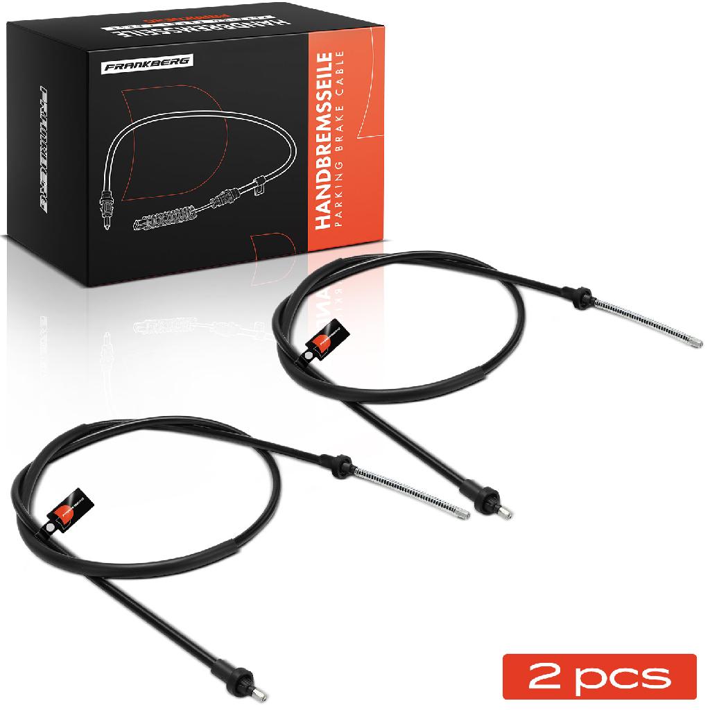 2x Seilzug Feststellbremse Hinterachse beidseitig für Dacia logan LS Renault Logan