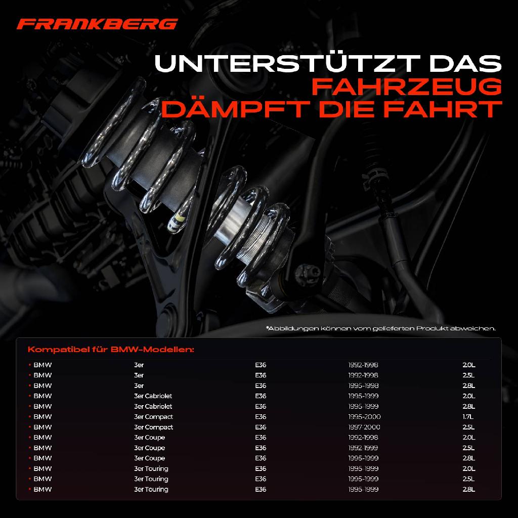 2x Fahrwerksfeder Vorderachse für BMW 3er E36 3er Compact 3er 1992-2000