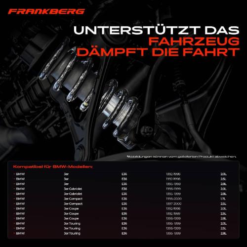 Frankberg 2x Fahrwerksfeder Vorderachse für BMW 3er E36 3er Compact 3er 1992-2000 Bild Frankberg 2x Fahrwerksfeder Vorderachse für BMW 3er E36 3er Compact 3er 1992-2000