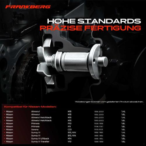 Frankberg 1x Wasserpumpe Kühlwasserpumpe für Nissan Almera I N15 Primera P10 P11 Serena Sunny Bild Frankberg 1x Wasserpumpe Kühlwasserpumpe für Nissan Almera I N15 Primera P10 P11 Serena Sunny