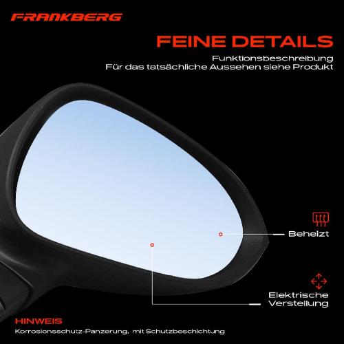 Frankberg 1x Außenspiegel Rechts für Peugeot 308 II L3 LB LH LP LW L4 LC LJ LR LX 2013-2021 Bild Frankberg 1x Außenspiegel Rechts für Peugeot 308 II L3 LB LH LP LW L4 LC LJ LR LX 2013-2021